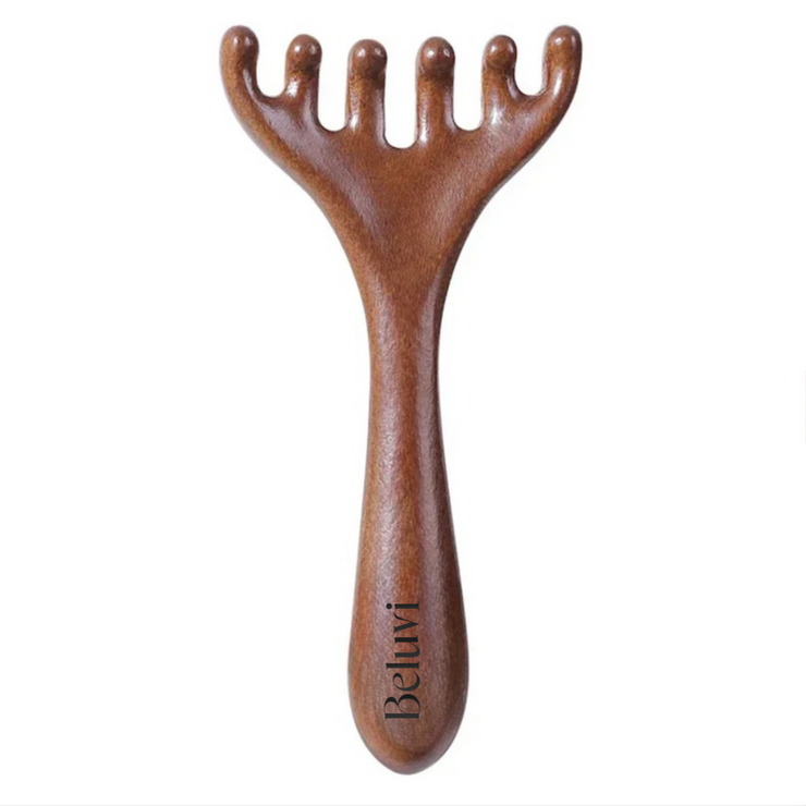 Natural Sandalwood Massage Comb