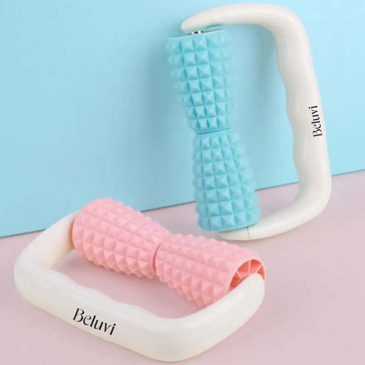 Double Wheels Massage Roller