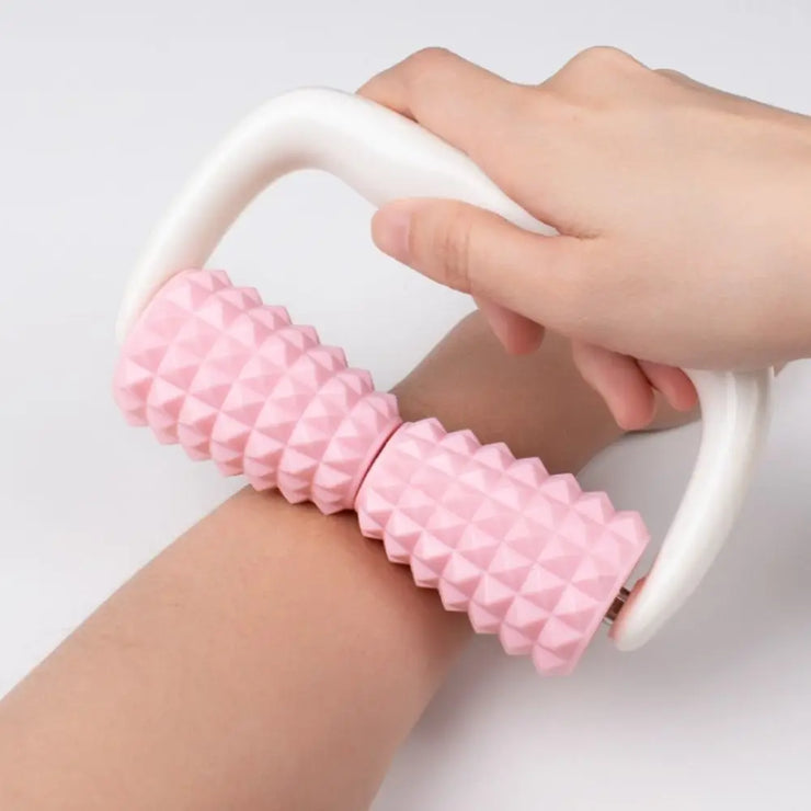 Double Wheels Massage Roller